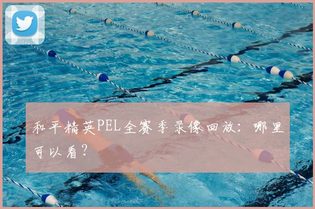 和平精英PEL全赛季录像回放:哪里可以看?